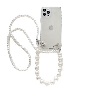 iPhone Case Pearl Double Chain Neck Strap 2