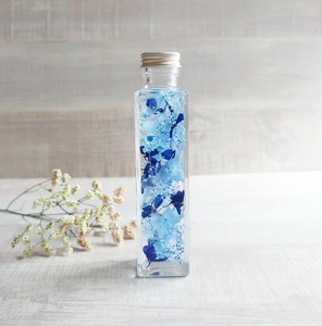 植物ノ瓶詰メ標本Collection（ハーバリウム：ボトルフラワー）　「 漣－さざなみ－」ロング瓶