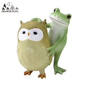 Ornament Frog Copeau Frog Owl