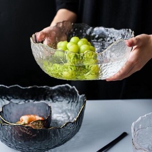 Creative Glass Donburi Bowl Dessert Salad Donburi Bowl