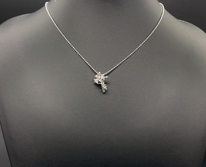 Rhinestone Silver Chain Necklace