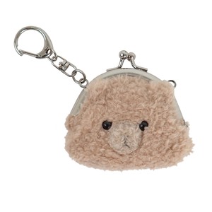 Pouch Key Chain Mini Gamaguchi Teddy Bear