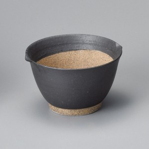 黒マット麦トロ鉢 3寸 4寸 5寸 日本製 美濃焼