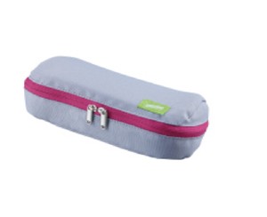Pencil Case Shell Gray Pink