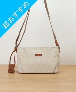 定番 売れ筋 / ナイロンドットミニショルダー●バッグ レディース ナチュラル 本革 軽量