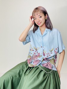 Button-Up Shirt/Blouse Printed