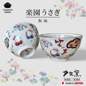 楽園うさぎ 飯碗