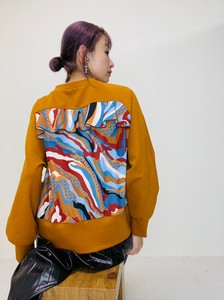 Jacket Pullover Frilly Printed