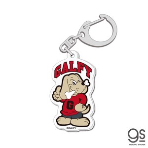 GALFY アクリルキーホルダー RED キャラクター ガルフィー ファッション ストリート 犬 ヤンキー GAL022