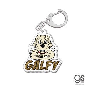 GALFY アクリルキーホルダー ロゴ アニマル柄 キャラクター ガルフィー ファッション ストリート 犬 GAL023