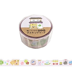 Washi Tape Kotorimachi Shotengai Masking Tape Die-Cut Japanese Sweets Store