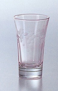 玻璃杯/杯子/保温杯 粉色 玻璃杯 清酒杯 酒杯 日本制造