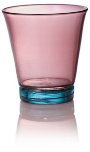 《日本製》成美グラス・フリーグラス（ピンク）【ジュース】【酒】【ウイスキー】