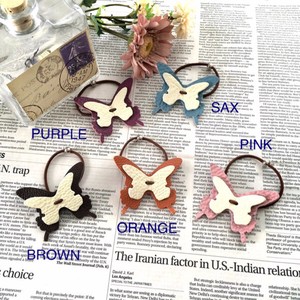 Hair Ties Butterfly Leather Genuine Leather