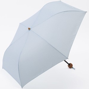 折畳雨傘 50cm チェック OFF WHITE 【392／サンキューニ】 Q003