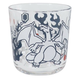 【グラス】ポケモン グラスワイドタンブラー 切り絵 リザードン