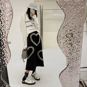韓国ファッション 2021 秋冬新作 スリムフィット スカート
