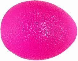 握るたまご型ボール(ソフト)ピンク 握力トレーニング NR2372