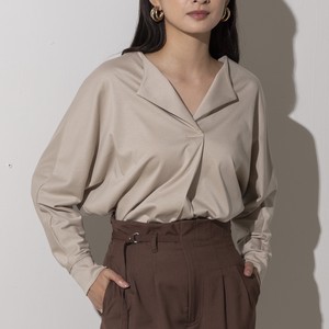 Button Shirt/Blouse Dolman Sleeve Cut-and-sew