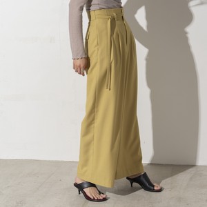 Full-Length Pant High-Waisted Design Wide Pants