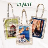 Italy Cotton Tote Bag