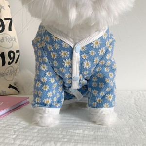 フラワーカーディガン ペット用 ドッグウェア 犬 猫 ペット洋服