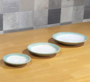 Mashiko Ware Plate Celadon