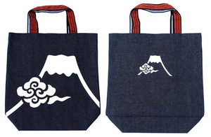 Denim Retro Denim Bag Mt. Fuji Denim Bag