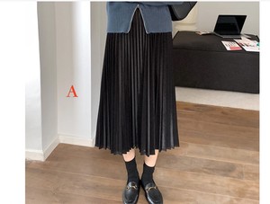 Skirt Pleats Skirt Long Skirt