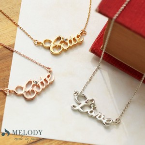 Gold Chain Necklace Pendant Jewelry cute Made in Japan
