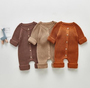 Knitted Baby Rompers Children's Clothing Kids Cover All All-in-one Casual A4