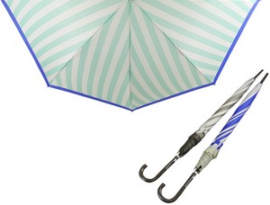 雨伞 直条纹 自然 58cm