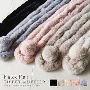 3 30 5 Eco Fur Fluffy Eco Fur Tippet