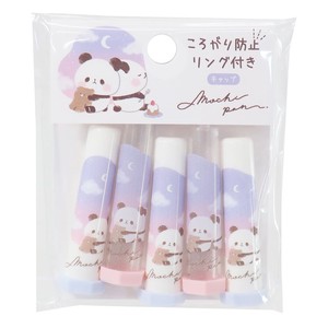 MochiMochi Panda Prevention Ring Attached Pencil Cover 5 Pcs Set 2022