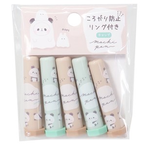 MochiMochi Panda Prevention Ring Attached Pencil Cover 5 Pcs Set Ghost 2022
