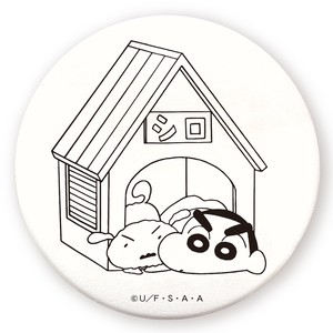 "Crayon Shin-chan" Coloring Button Badges White Cabin