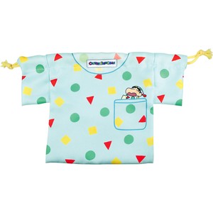 □【即納】【ロット1】クレヨンしんちゃん パジャマ型巾着 グリーン
