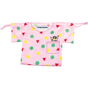 □【即納】【ロット1】クレヨンしんちゃん パジャマ型巾着 ピンク