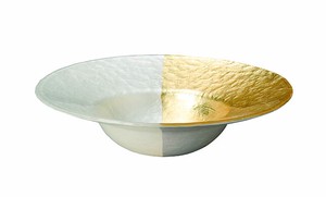 【FEGARI】フェガーリ　リムボール 21.5cm　ゴールドホワイト　パーティー　お花見　お祝い