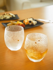 Aderia Rock Glass Premium Nippon Taste Premium Sakura Old Made in Japan
