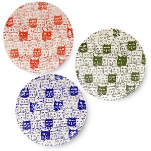 Hasami ware Rice Bowl Cats Set M 3-colors Made in Japan