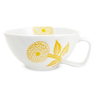HASAMI Ware Made in Japan Soup Cup 6cm Dahlia Yellow
