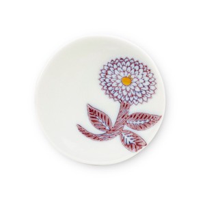 Hasami ware Small Plate Mamesara Dahlia M Made in Japan