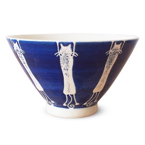 Hasami ware Rice Bowl Blue 11.5cm Made in Japan