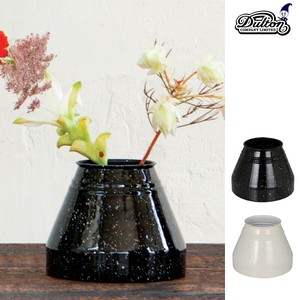 Enameled flower vase　Mansard