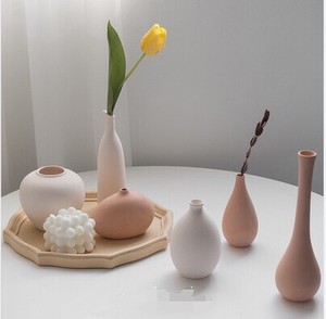 陶磁器花瓶民宿家庭芸術置物乾花装飾品 BQ654