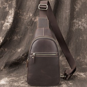 Men's Messenger Bag Casual Leather Small Backpack A4 2022