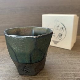 美浓烧 酒类用品 陶器 金属感 清酒杯 日本制造