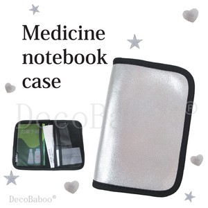 7 Medicine Notebook Case Mother And Child Notebook Case Glitter Passport Case Silver
