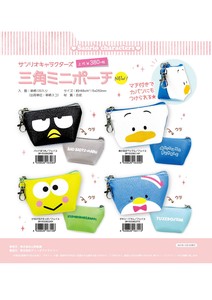 Pouch Triangle Sanrio Characters Mini Pouche